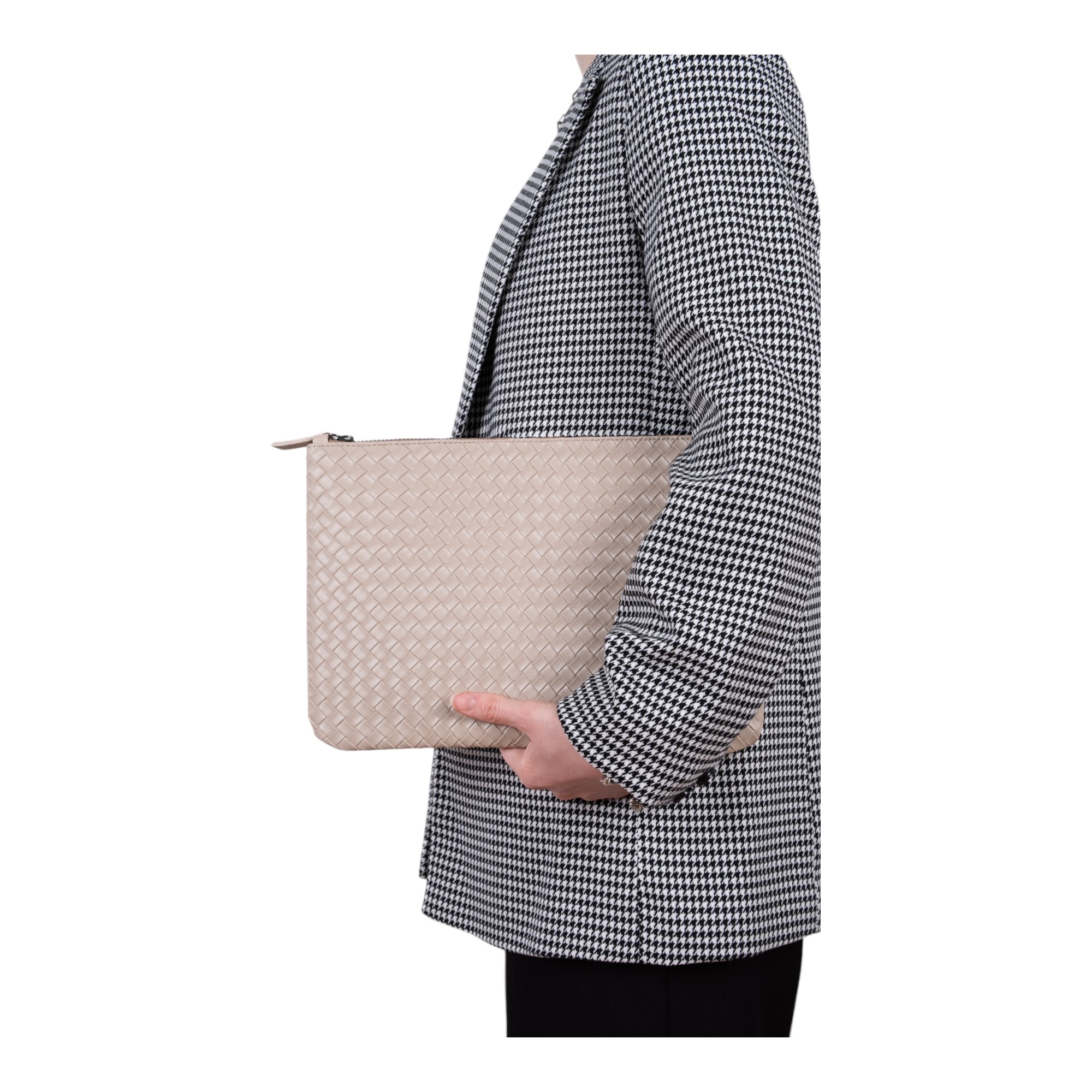 Lizys Bej Clutch Portföy Çanta